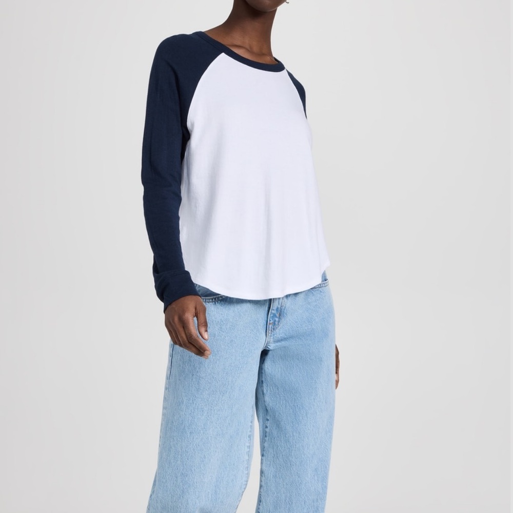 Faherty woman’s Cloud Long Sleeve Baseball Tee XL 
Organic cotton - Picture 4 of 8